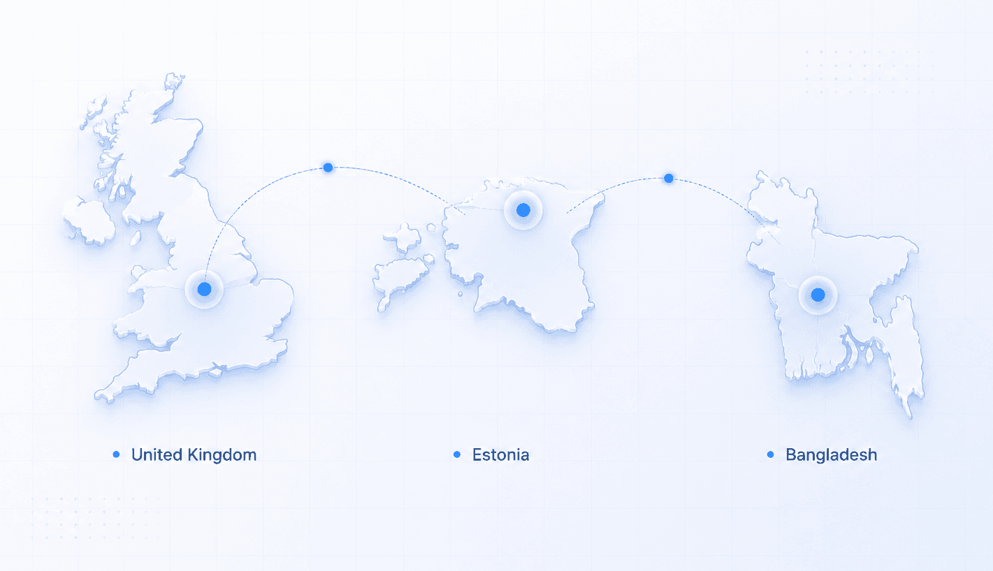 Torvixa global presence map